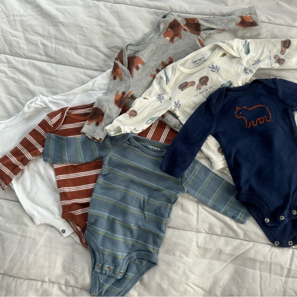 3 month, long sleeve onesies